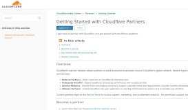 
							         Partner Program for Odin | Cloudflare								  
							    