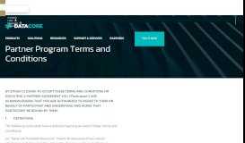 
							         Partner Program Terms and Conditions - DataCore Software								  
							    