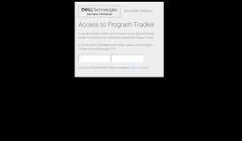 
							         Partner Program Tracker - Program Tracker Login								  
							    