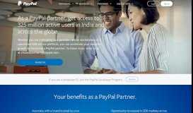 
							         Partner Programme - PayPal India								  
							    
