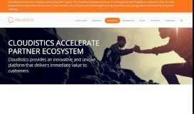 
							         Partner Programs | Our Accelerate Partner Ecosystem | Cloudistics								  
							    