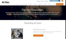 
							         Partner Resources | M-Files								  
							    