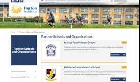 
							         Partner Schools and Organisations - Harton Academy								  
							    