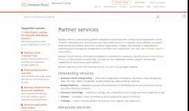 
							         Partner services - PureCloud Resource Center								  
							    