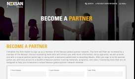 
							         Partner Signup - Nexsan								  
							    