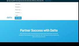 
							         Partner Success with Datto								  
							    