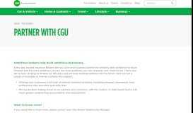 
							         Partner with CGU | CGU Insurance								  
							    