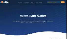 
							         Partner with Nitel - Become a Nitel Partner - Nitel Agent Program | Nitel								  
							    
