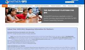 
							         PartnerBPS - Connecting Schools and Community Partners								  
							    