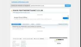 
							         partnerintranet.co.uk at WI. Please turn on JavaScript in your ...								  
							    