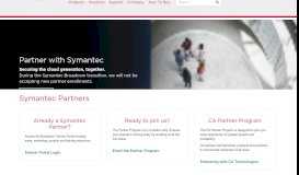 
							         PartnerNet: Identity for Technology Partners | Symantec								  
							    