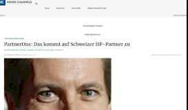 
							         PartnerOne: Das kommt auf Schweizer HP-Partner zu - Inside-Channels								  
							    