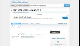 
							         partnerportal.jabong.com at WI. Partner Portal - Website Informer								  
							    