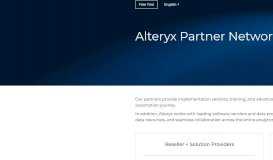 
							         Partners | Alteryx								  
							    