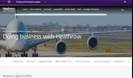 
							         Partners and suppliers | Heathrow								  
							    