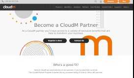 
							         Partners | Become a CloudM Partner | CloudM								  
							    