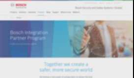 
							         Partners | Bosch Security and Safety Systems Global								  
							    