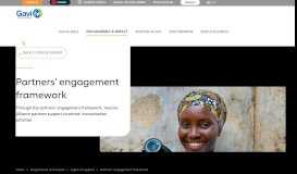 
							         Partners' engagement framework - Gavi, the Vaccine Alliance								  
							    