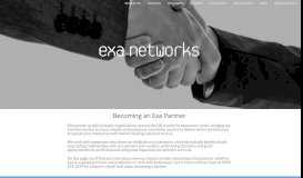 
							         Partners - Exa Networks								  
							    