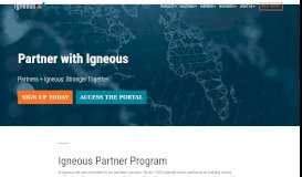 
							         Partners - Igneous								  
							    