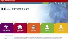 
							         Partners In Care | Syracuse Orthopedic Specialists								  
							    