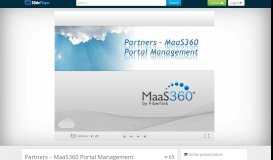 
							         Partners – MaaS360 Portal Management - ppt download - SlidePlayer								  
							    