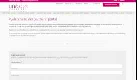 
							         Partners' portal - Unicorn Ingredients								  
							    