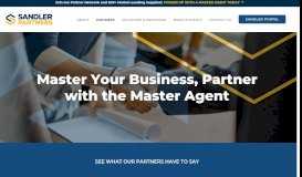 
							         Partners | Sandler Partners: Telecom and Cloud Master Agent								  
							    