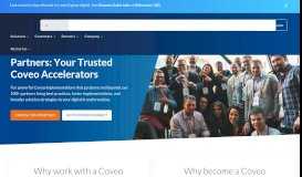 
							         Partners | Systems Integrators (SI) & Business Partners | Coveo								  
							    