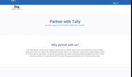 
							         Partners | Tally Solutions								  
							    