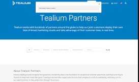 
							         Partners | Tealium								  
							    