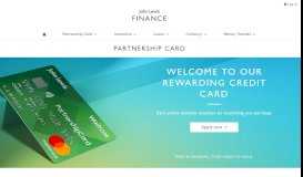 
							         Partnership Card | Credit Card | John Lewis Finance								  
							    
