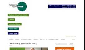 
							         Partnership Health Plan of CA | Petaluma Health Center								  
							    