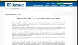 
							         Partnership with Y.E.C. provides trained volunteers								  
							    
