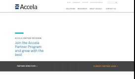 
							         Partnerships / Join Accela's Partner Program - About Accela, Inc.								  
							    
