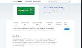 
							         Partners.subway.com website. Loading....								  
							    