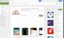 
							         Parul University Official App - Apps on Google Play								  
							    