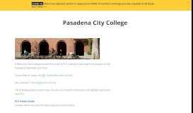 
							         Pasadena City College - LA Metro Home								  
							    