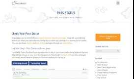
							         Pass Status | Wags & Wiggles Dog Daycare								  
							    