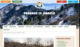 
							         Passage 13: Oracle – Explore the Arizona Trail								  
							    