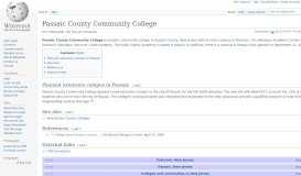 
							         Passaic County Community College - Wikipedia								  
							    