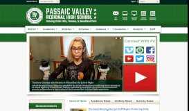 
							         Passaic Valley Regional High School District / Homepage								  
							    