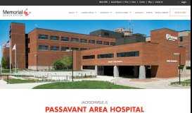 
							         Passavant Area Hospital - Memorial Health SystemMemorial Health ...								  
							    