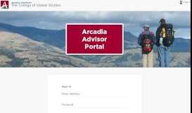 
							         Passport Advisor Portal - Arcadia University								  
							    