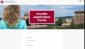 
							         Passport Student Portal - Arcadia University								  
							    