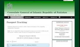 
							         Passport Tracking – Consulate General of Islamic Republic of ...								  
							    