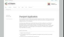 
							         Passports - eCitizen - Gateway to All Government Services								  
							    