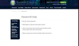 
							         Password FAQs | Portals | Somerset College | Gold Coast								  
							    