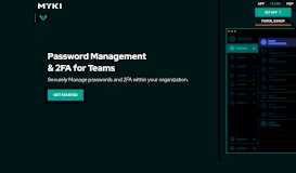 
							         Password Management for Teams | Myki								  
							    