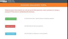 
							         Password Management Portal								  
							    